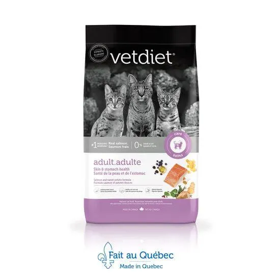 Nourriture santé peau et estomac pour chat adulte