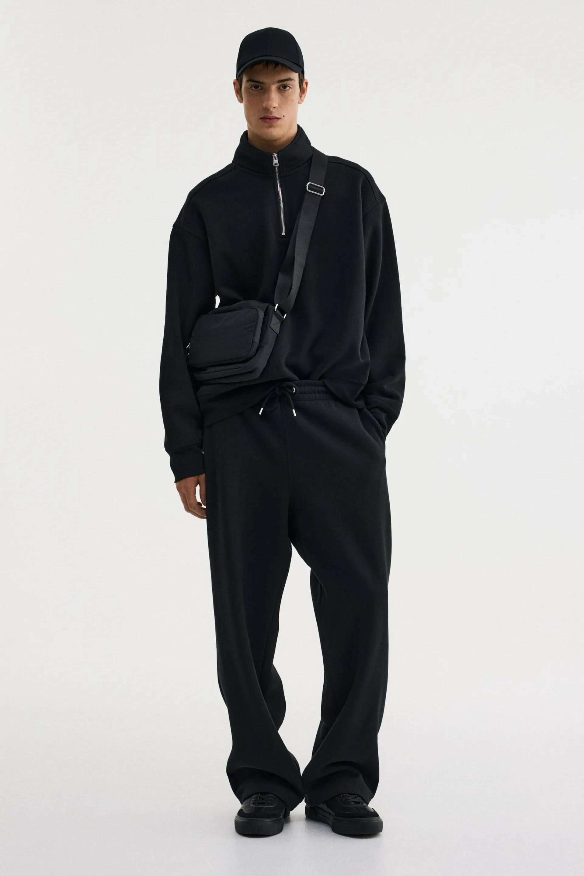 Pantalon en molleton ample