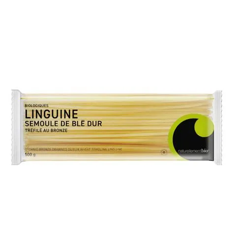 Pâtes biologiques - Linguine à la semoule de blé dur tréfilés au bronze