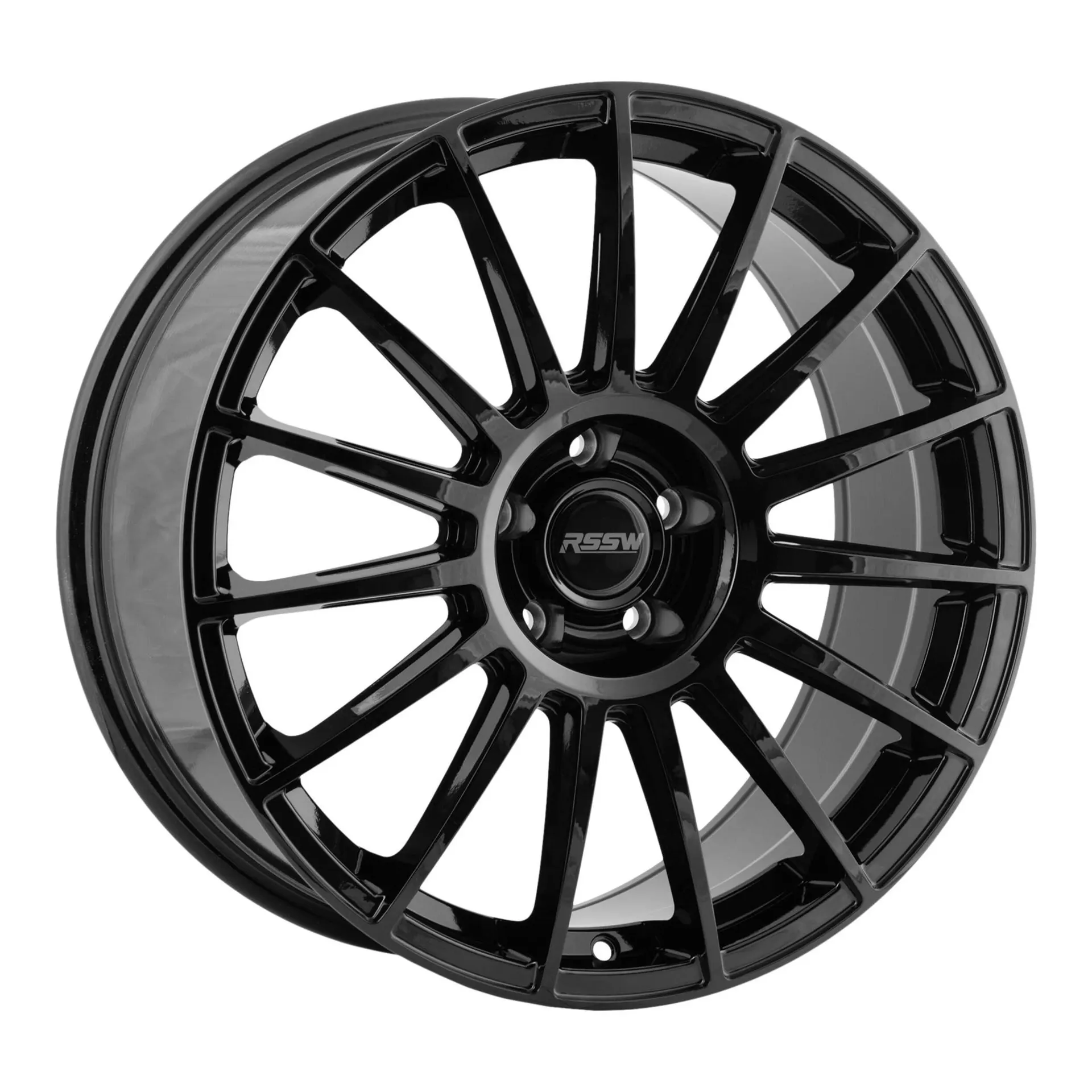 Roue/jante en alliage RSSW Alpha, noir lustré