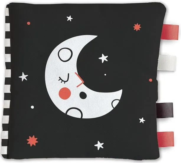 Mon premier tout-doux en noir et blanc : Petit lune