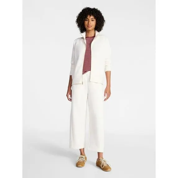 Time and Tru Women's Fleece Sweatshirt and Barrel Leg Pants Set, 2-Piece, Sizes XS-XXXL