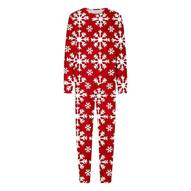 Ensemble de Pyjama Assorti pour Parent-Enfant avec Haut à Manches Longues et Pantalon pour les Vacances en Famille, Pantalon de Pyjama