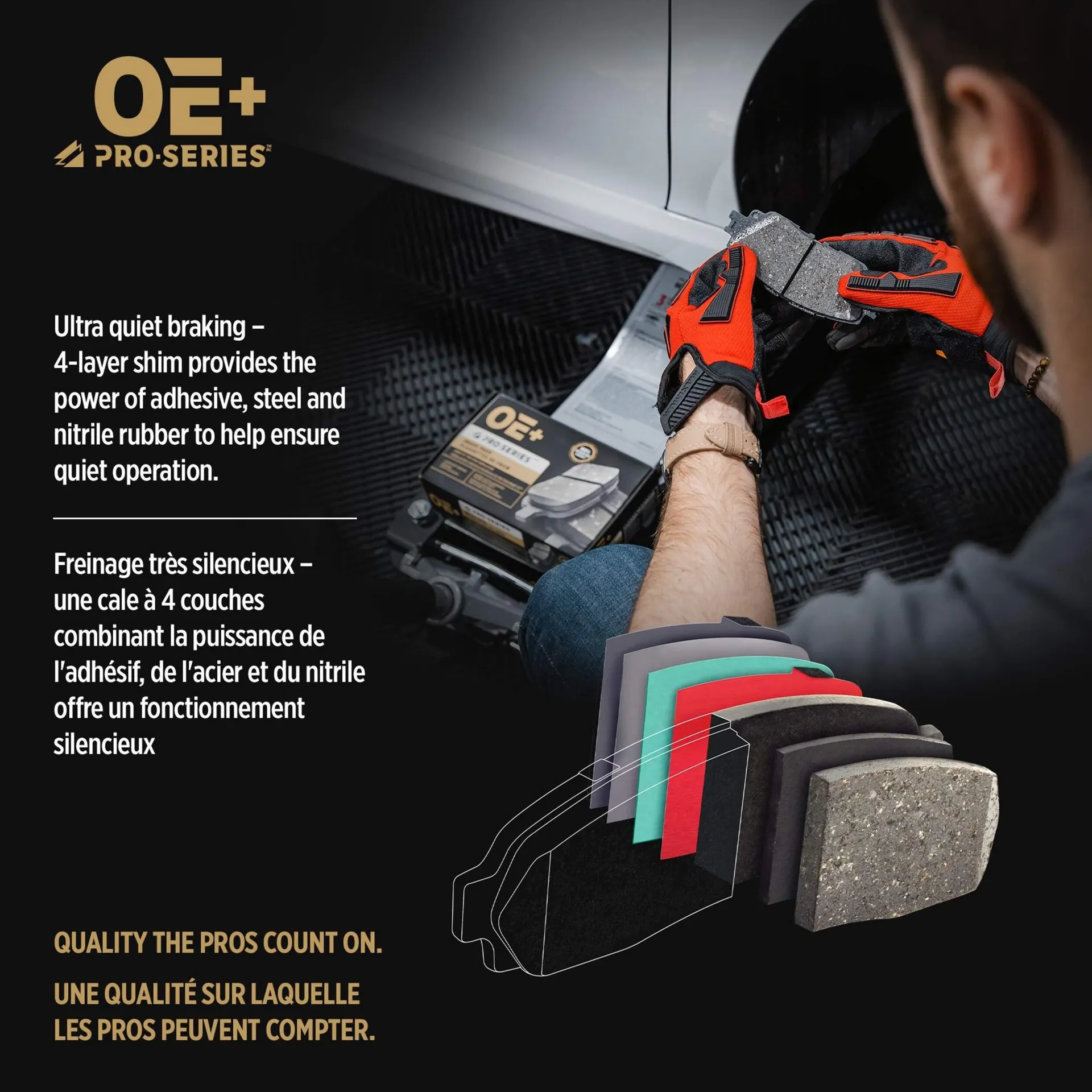 Plaquettes de frein Pro Series OE+, avant
