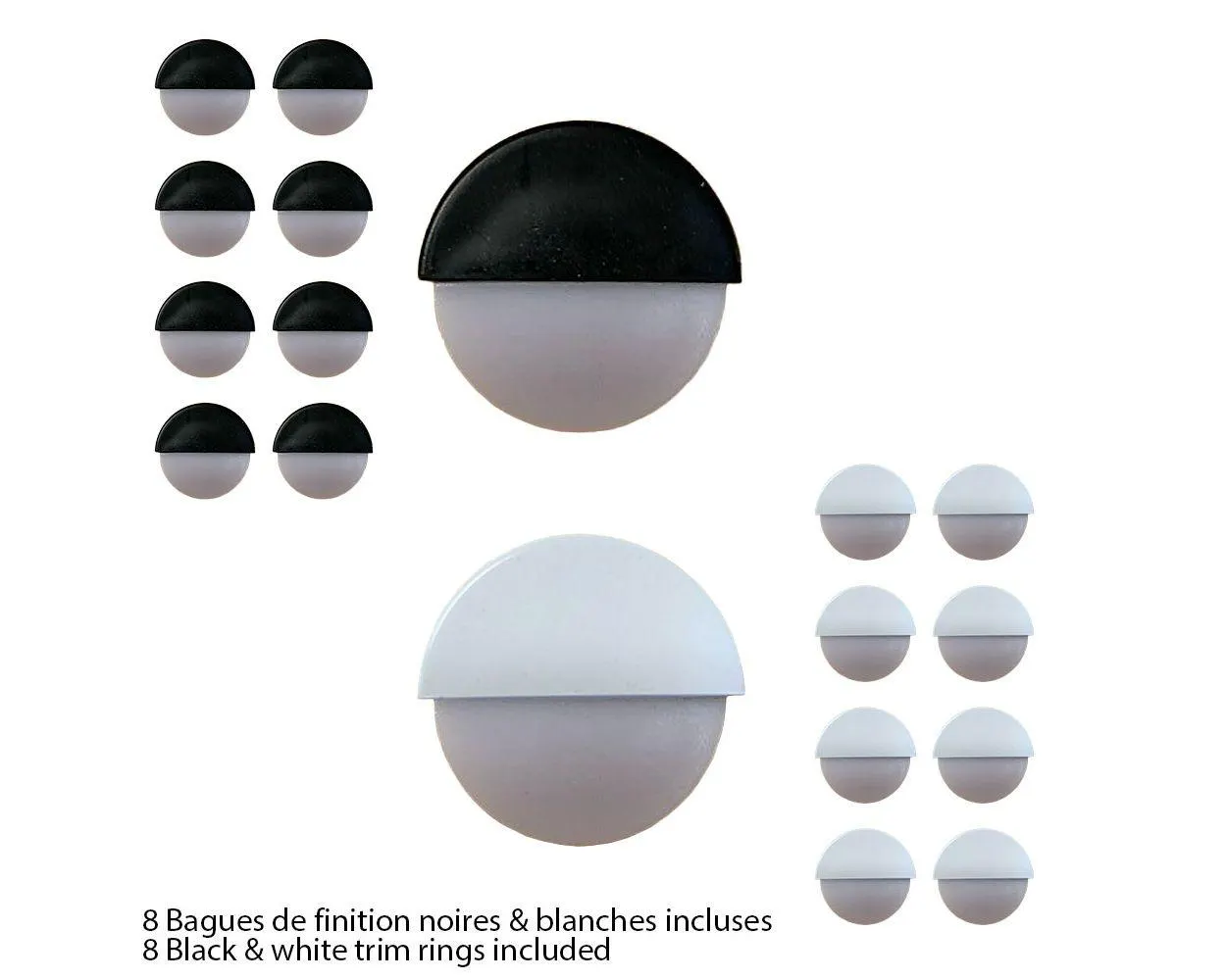 Ensemble de 8 lumières DEL pour contre marche