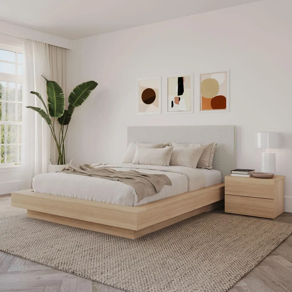 Mobilier de chambre à coucher Julian 4 pièces - Grand