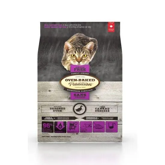 Nourriture sèche sans grains au canard pour chats, 4,54 kg