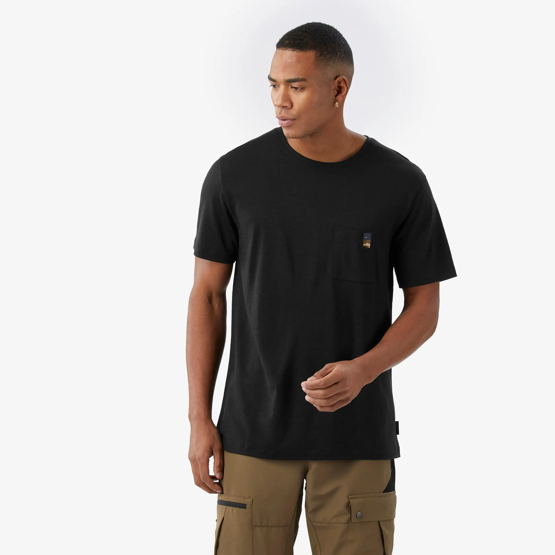 T-shirt de randonnée en laine mérinos homme