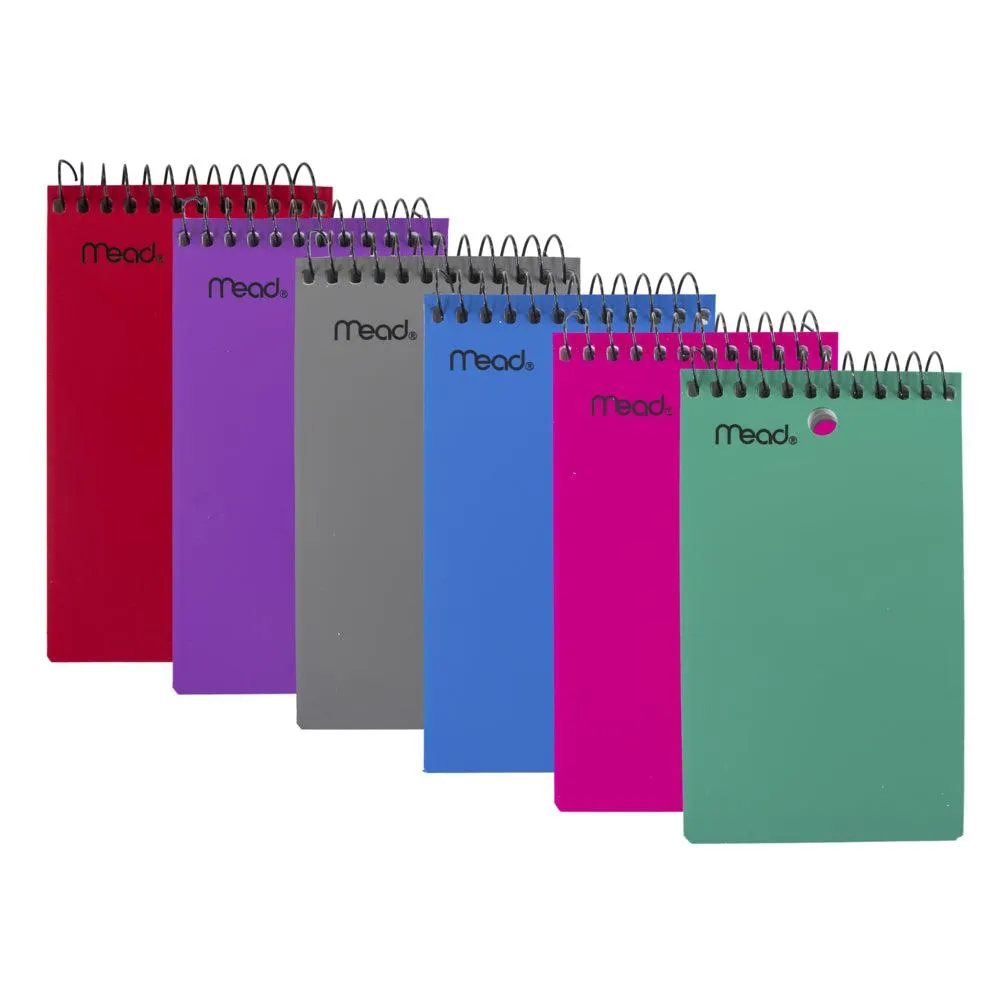 Mead MD – Carnet de notes en poly, 3 x 5 po, 100 feuilles