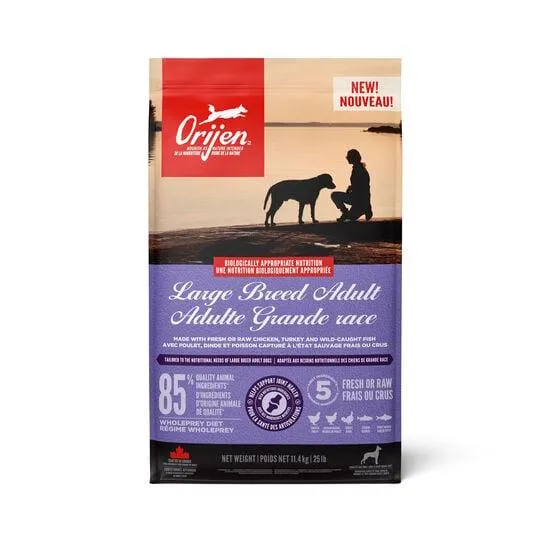 Nourriture sèche pour chien adulte de grande race, 11,4 kg