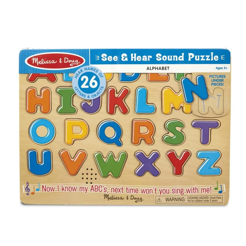 Melissa & Doug - Puzzle des Sons de l'Alphabet - 26 Pièces