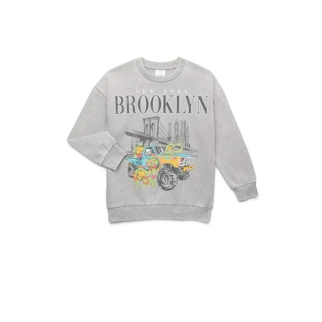 Teenage Mutant Ninja Turtles Little Boys and Big Boys Graphic Sweatshirt, Sizes 4-18