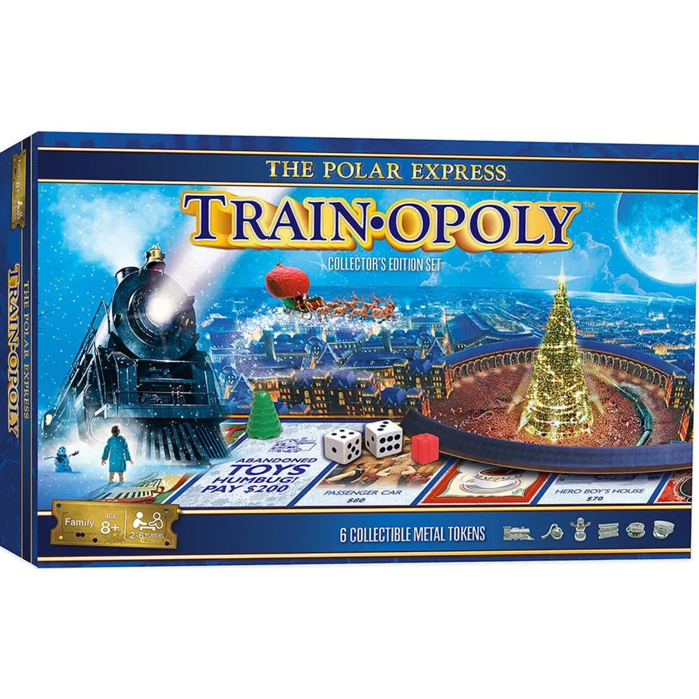 Masterpieces Puzzle Company - The Polar Express Opoly jeu de plateau
