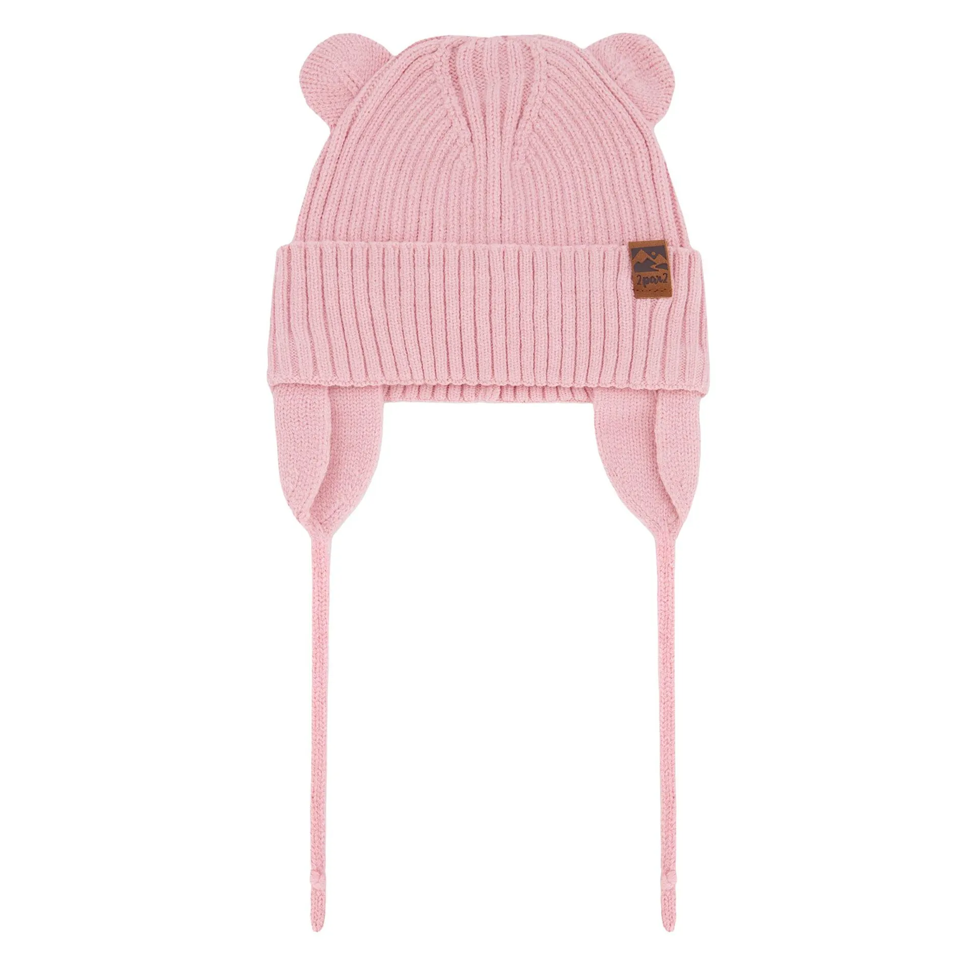 Pink Knit Hat 6-24m
