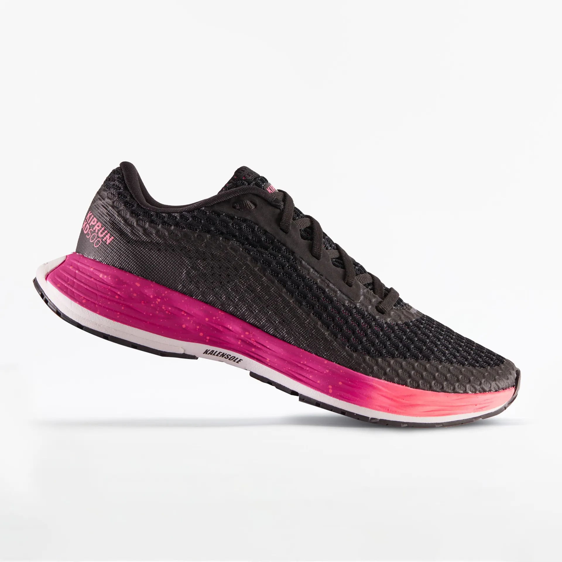 Chaussures de course femme - KD 500 noir/rose