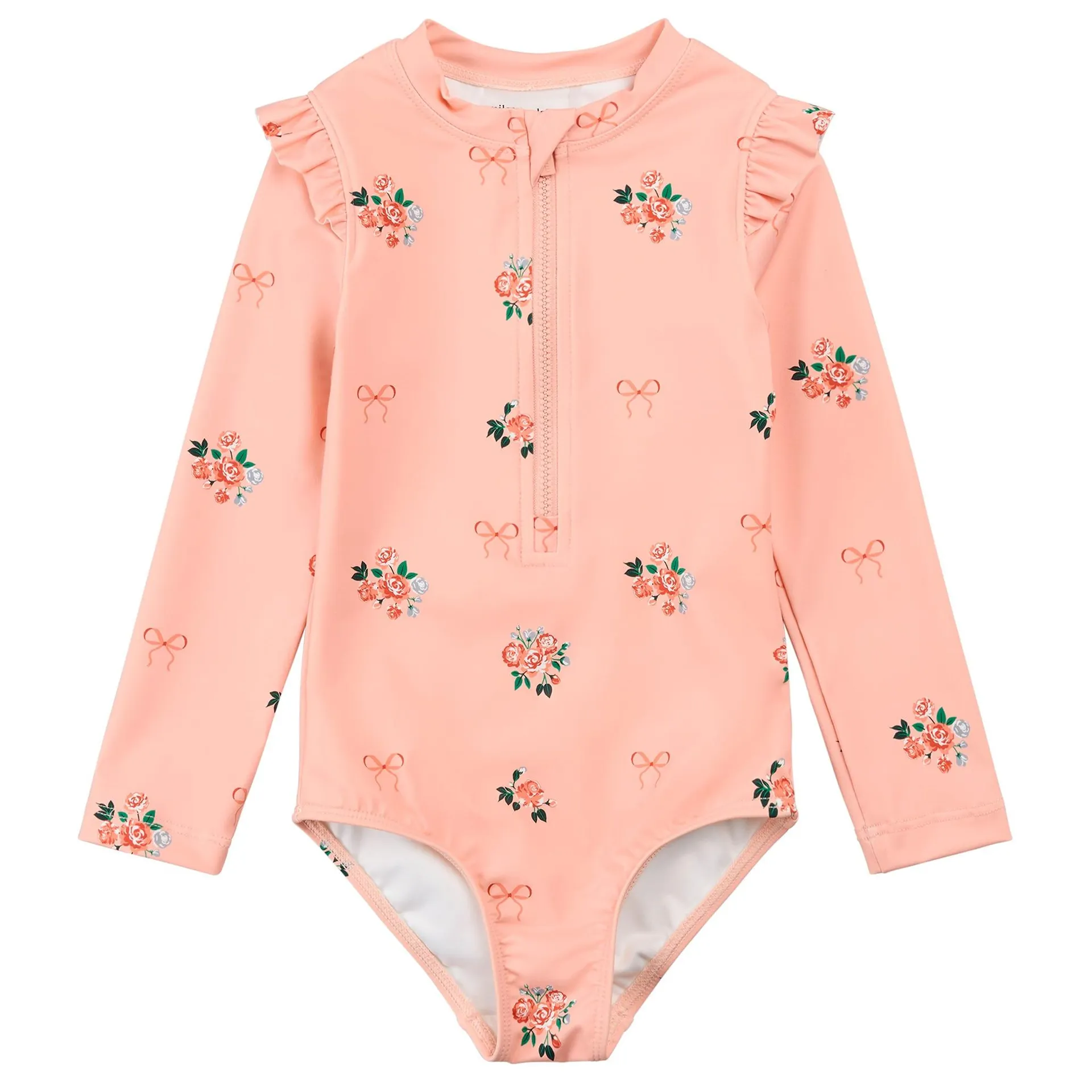 Flowers Long Sleeve UV Swimsuit 12-24m