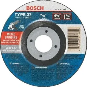 Bosch 4-1/2 in. Metal Grinding Wheel