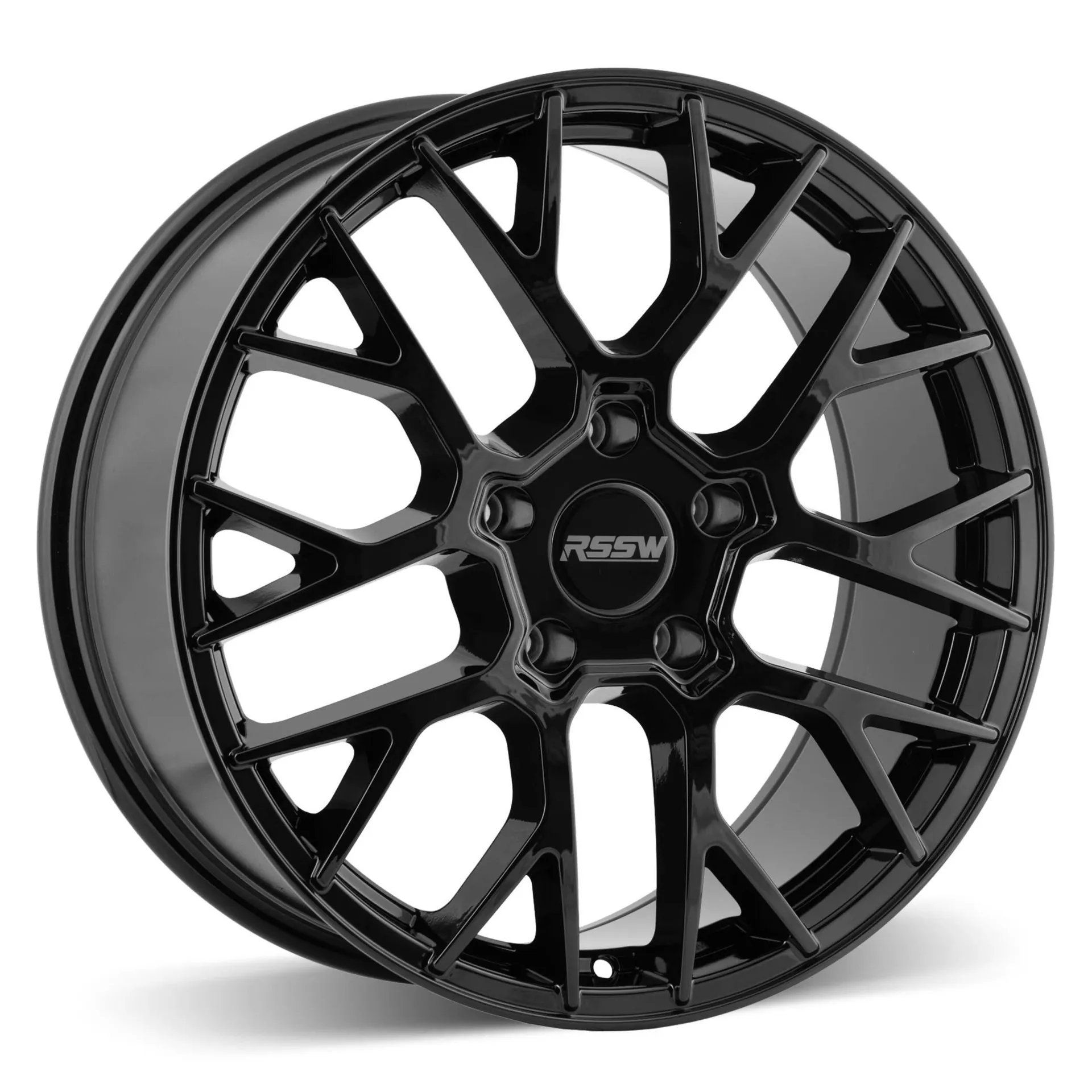 Roue/jante en alliage RSSW Turismo, noir lustré