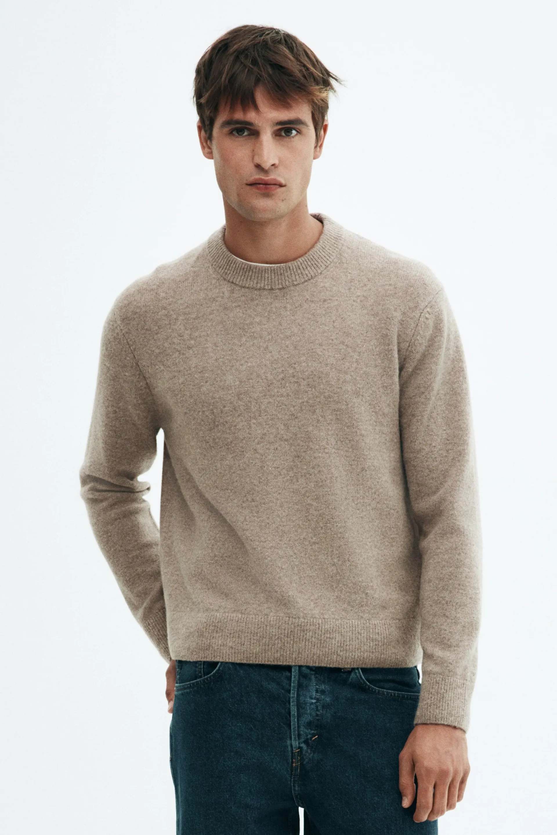 Regular Fit Fine-knit wool jumper