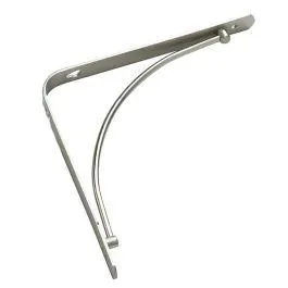 Support à tablette décoratif no. 4971 nickel brossé 7,9’’ x 7,9’’ - Richelieu