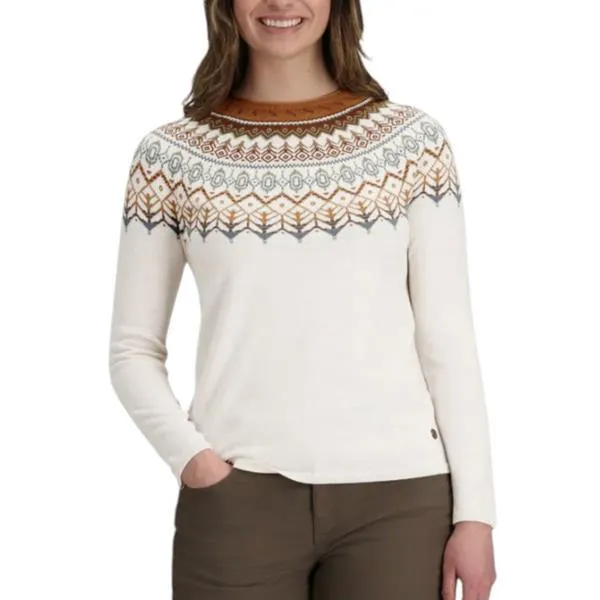 Chandail en laine Westlands Fairisle pour femme