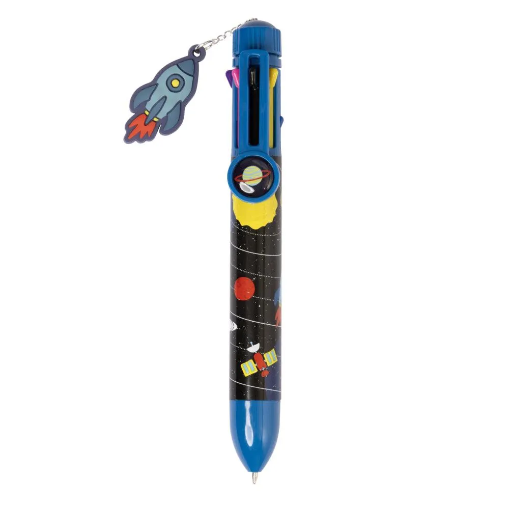 Pep Rally - Stylo à bille 8 couleurs - 0.7 mm - Cosmic Journey