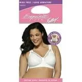 Exquisite FORM® Entièrement -#9600531 Soutien-gorge de posture entièrement couvrant, à bonnets souples et entièrement en coton, dentelle, fermeture sur le devant, sans fil Tailles Disponibles 38C - 46DD