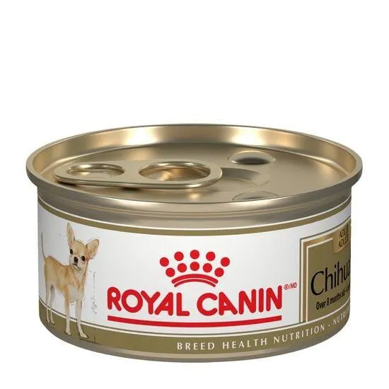 Nourriture humide pour chien adulte de race Chihuahua