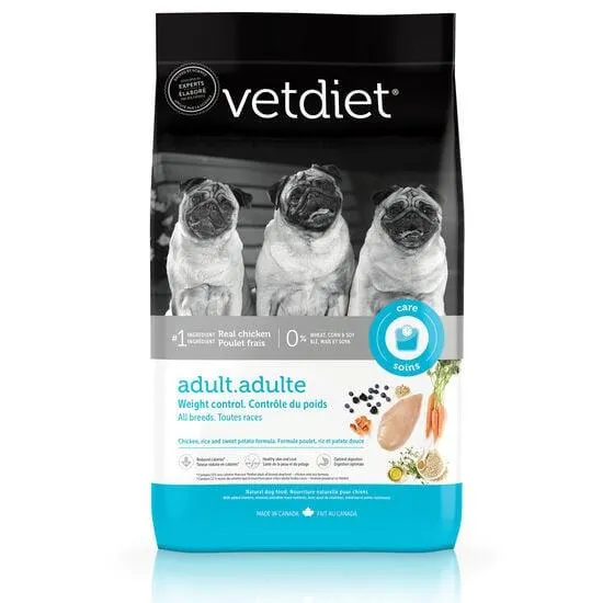 Nourriture sèche contrôle du poids pour chien adulte toutes races