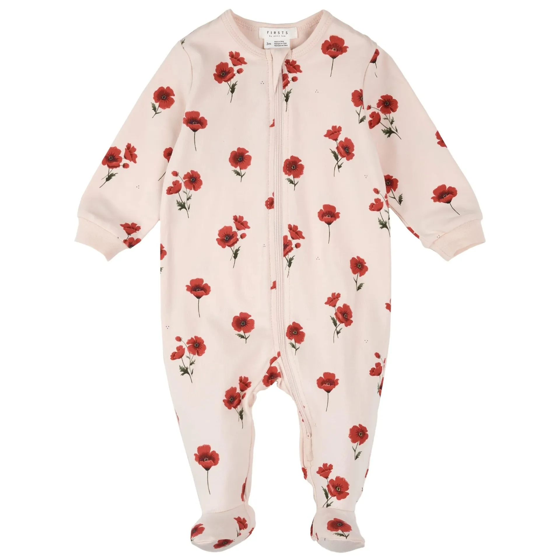 Poppies Pajamas 0-12m