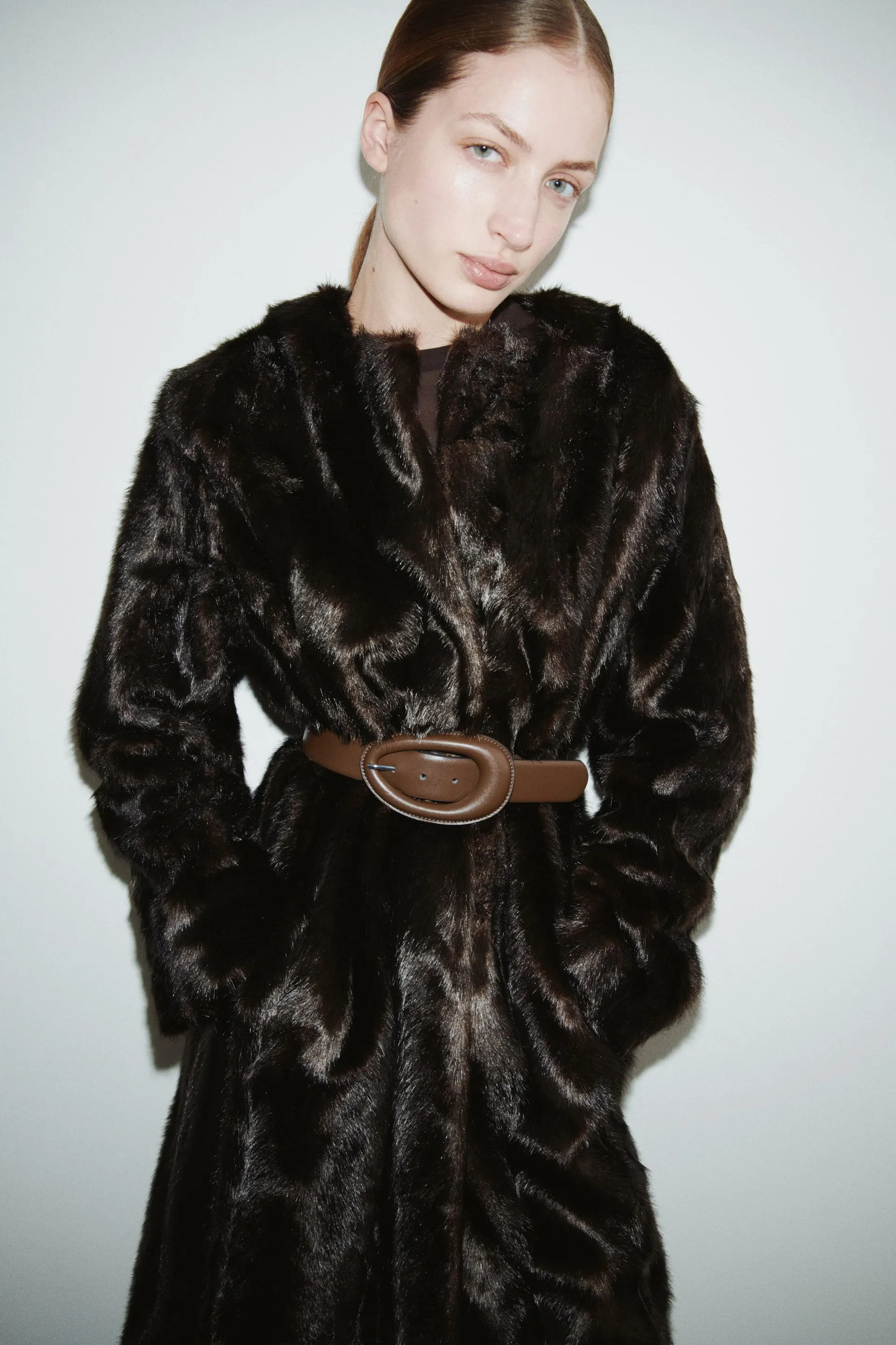 Ceinture en tissu enduit