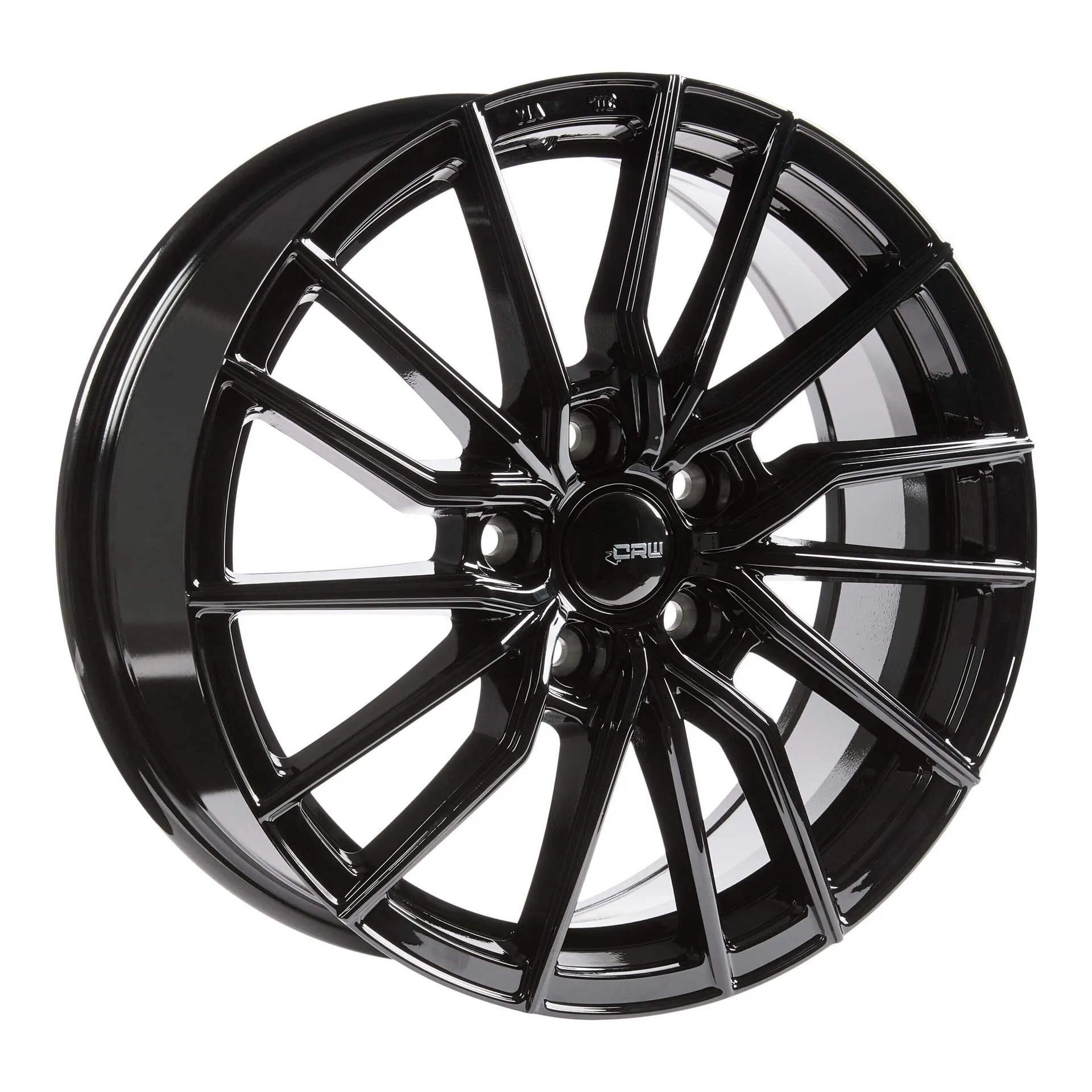 Roue/jante en alliage CRW GT3, noir lustré