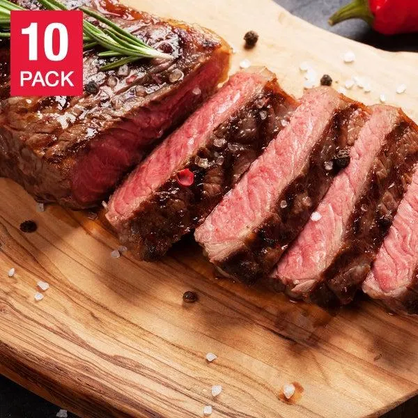 Northfork Bison Sirloin Steaks 224 g (8 oz) x 10 steaks