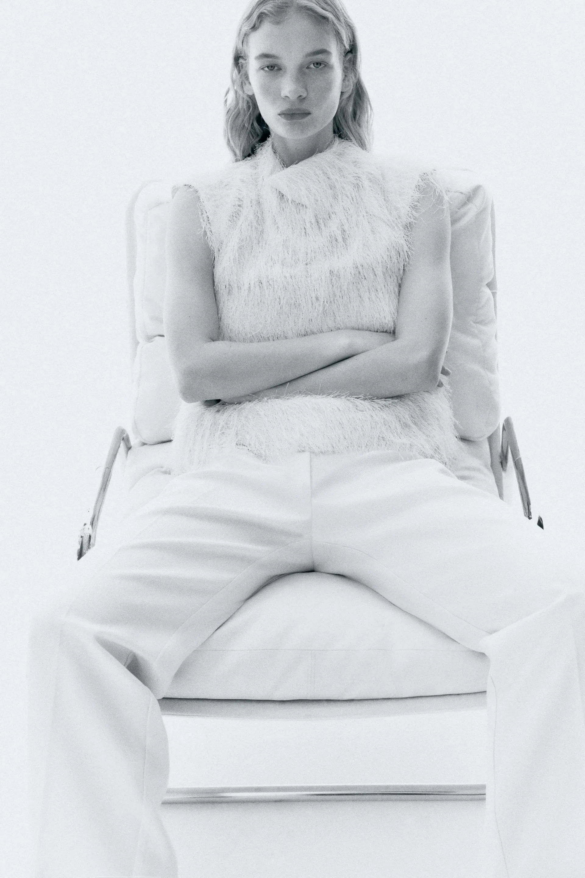 Pantalon sur mesure taille haute