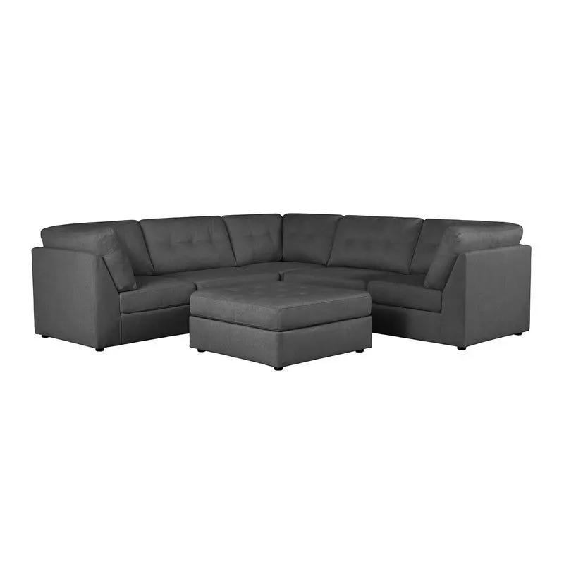 Sectionnel modulaire avec ottoman - 6 mcx