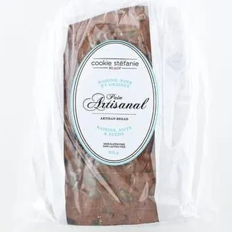 Pain sans gluten - Raisins noix et graines
