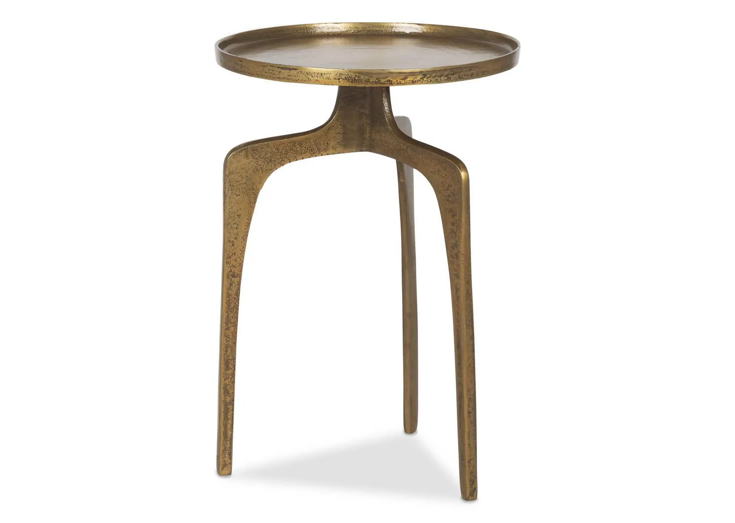 Table d'appoint Saylish 21 po en métal recyclé