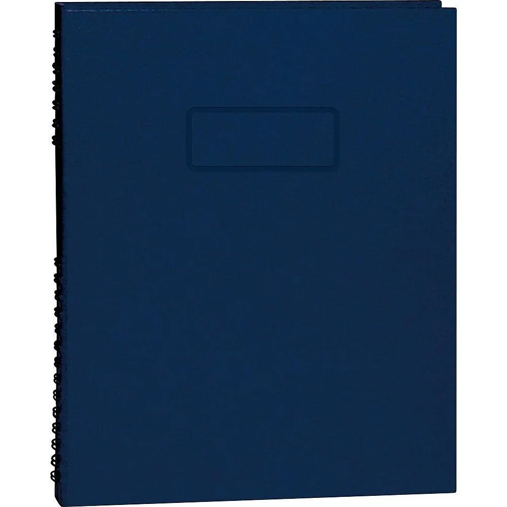 Blueline - Cahier de notes NotePro à couverture rigide, 9 1/4 po x 7 1/4 po, bleu, 192 pages