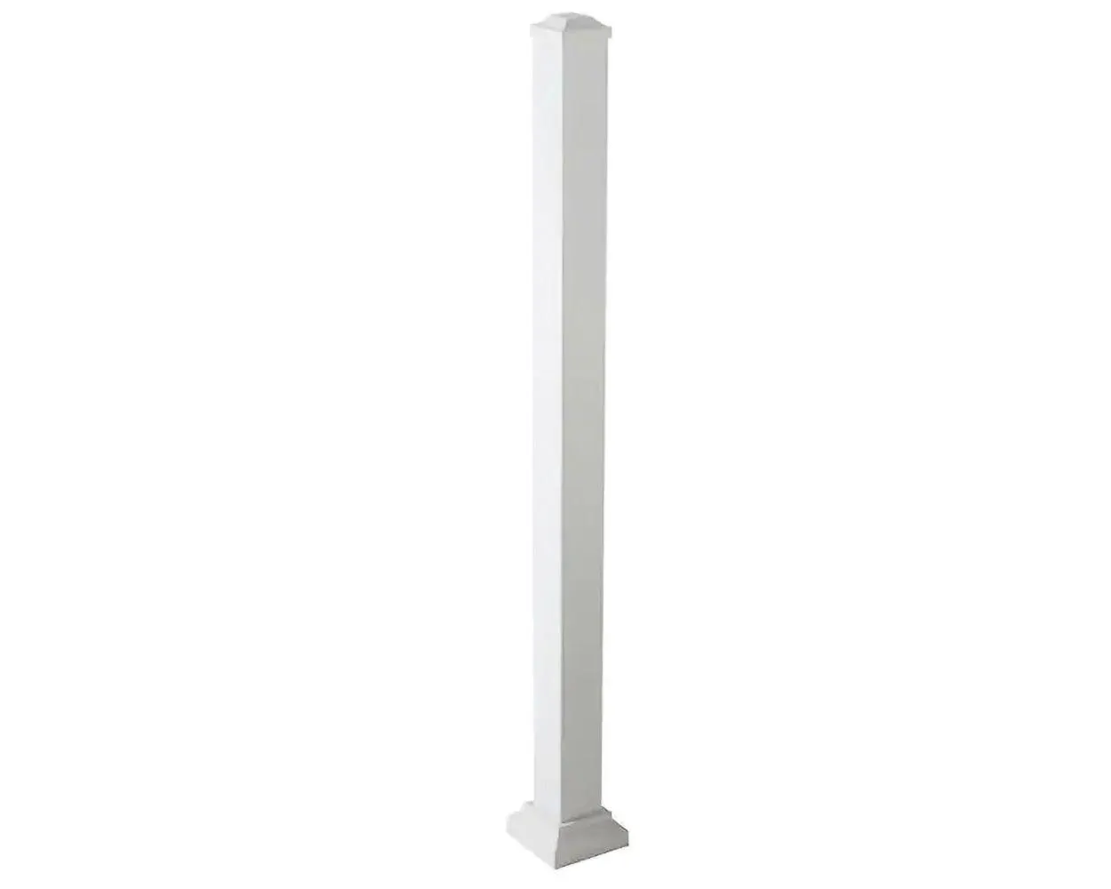 Poteau en aluminium IRX 3''X3''X43,5'' - Blanc