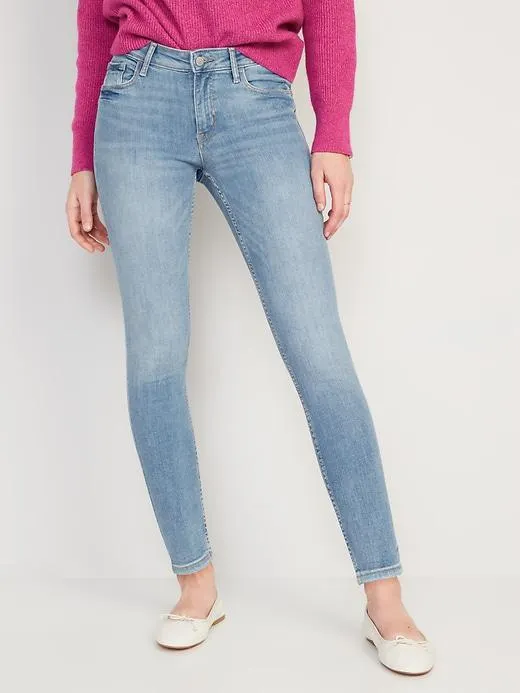Mid-Rise Rockstar Super-Skinny Jeans