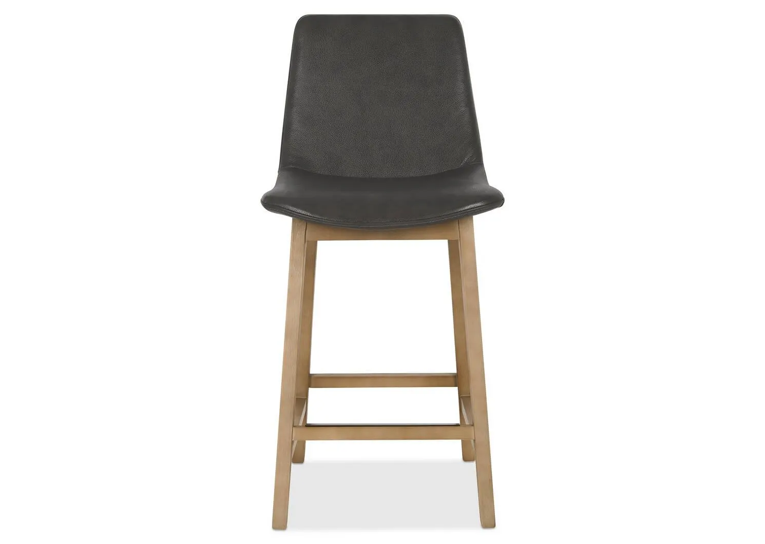 Tabouret en cuir Ortega -Lakeshore gris