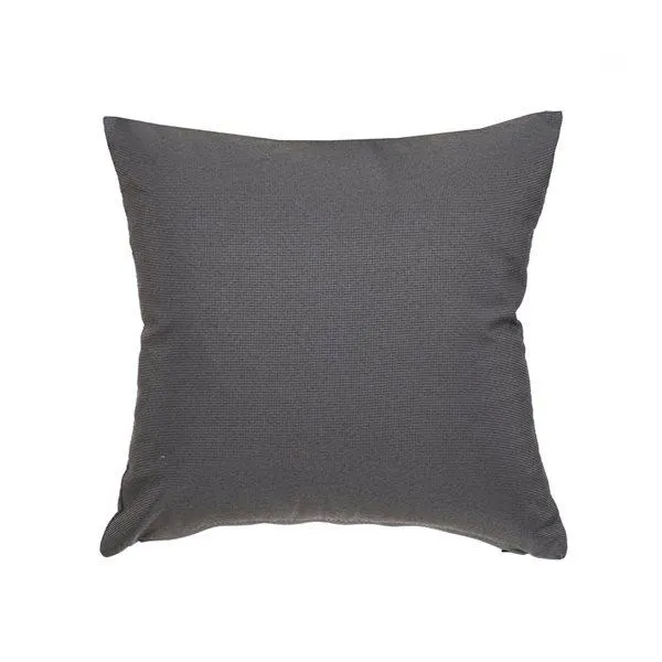 Coussin décoratif carré gris anthracite de 18 po x 18 po Soleil par Gouchee Home