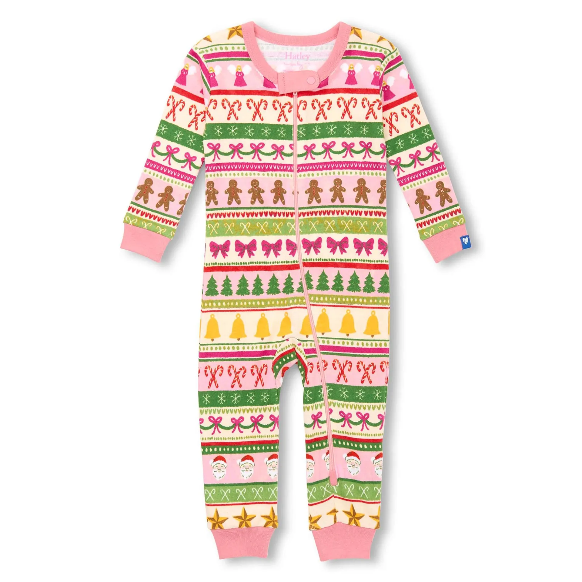 Pink Fair Isle Pajama 3-24m