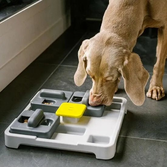 Jouet interactif pousse et trouve pour chiens