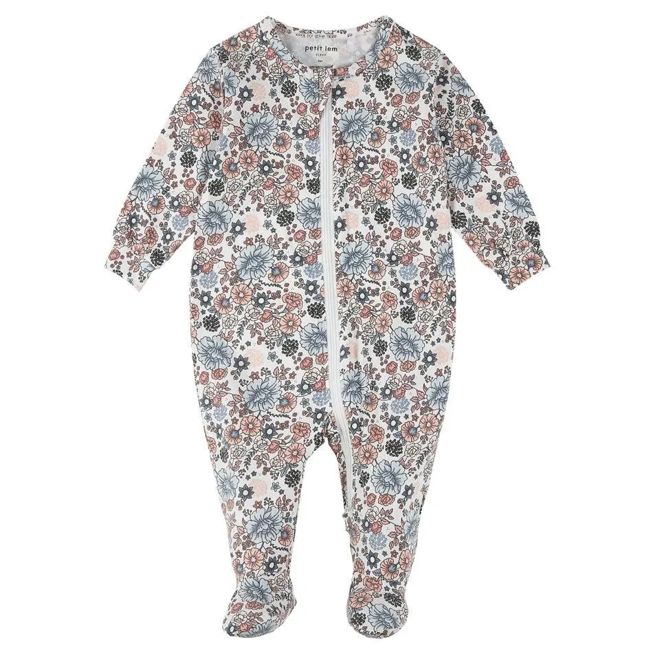 Vintage Flowers Sleeper 0-24m
