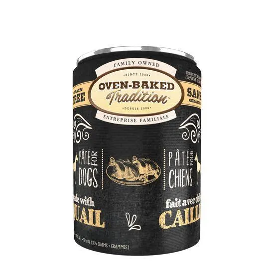 Nourriture humide à la caille pour chiens adultes, 354 g