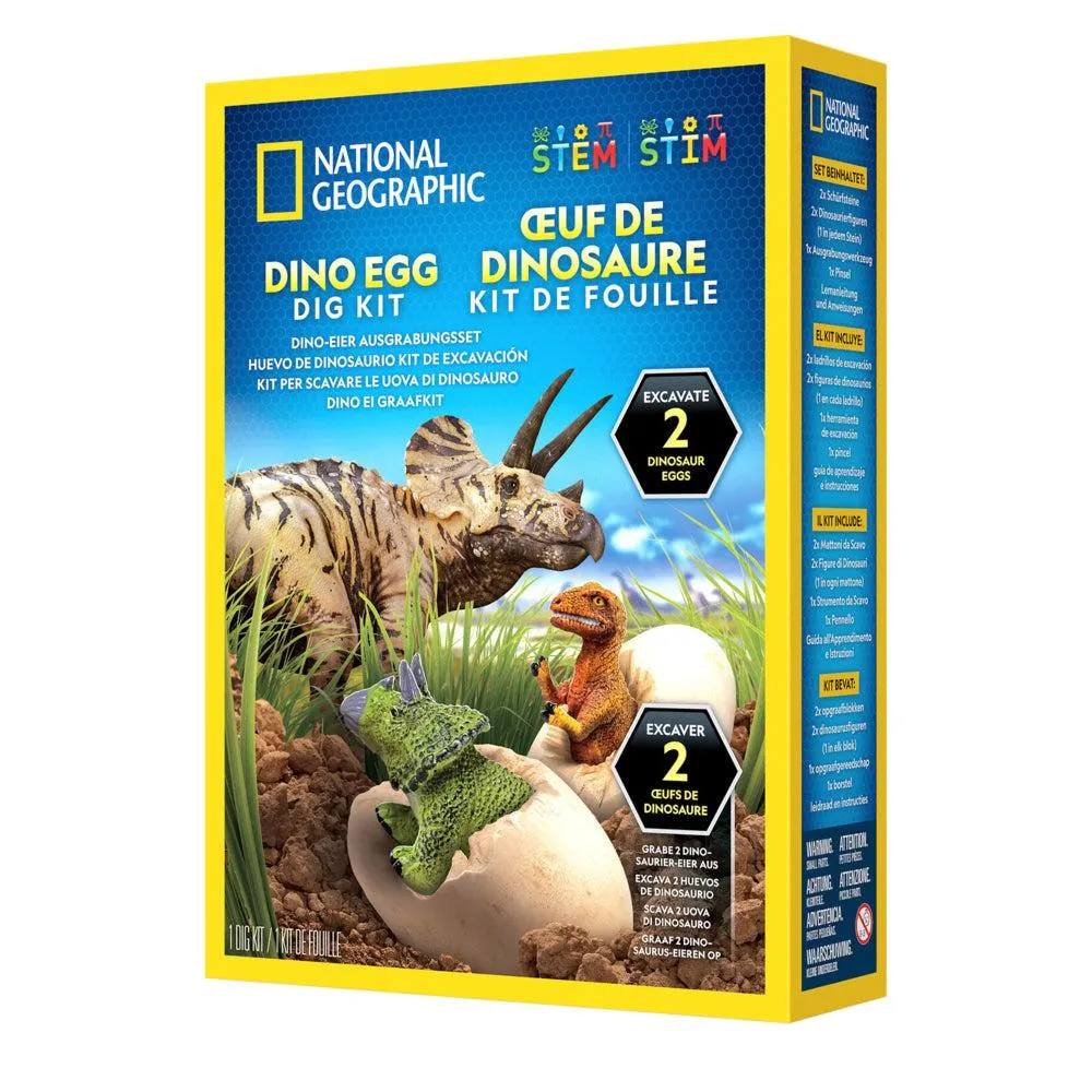 National Geographic - Kit de fouille d'œufs de dinosaure