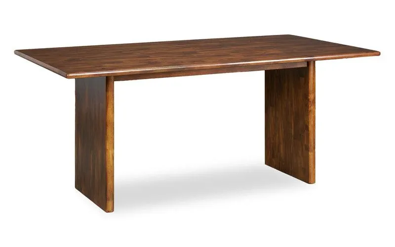 Table de salle à manger Vale de 72 po (l) en bois - brune