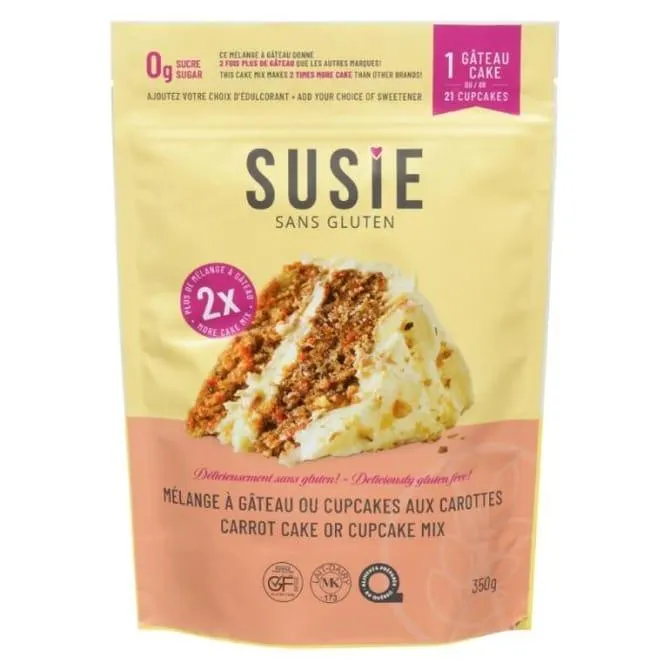 Mélange gâteau carottes sans gluten