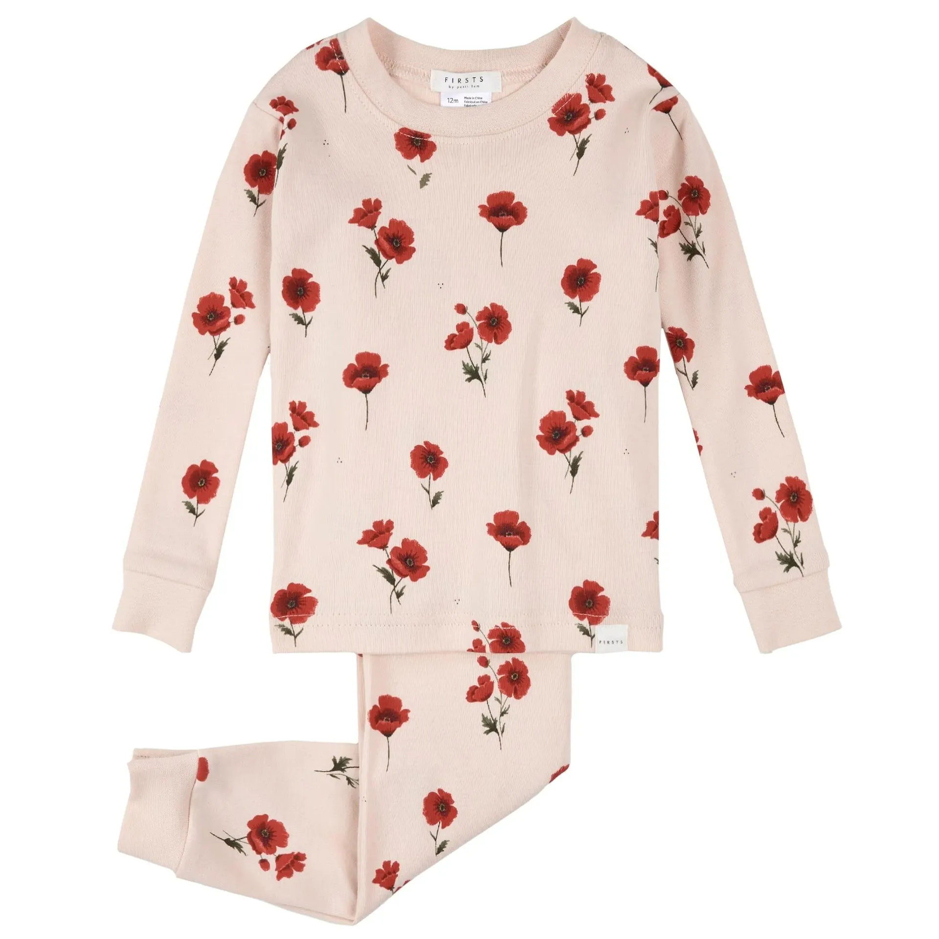 Poppies 2pc Pajamas 12-24m